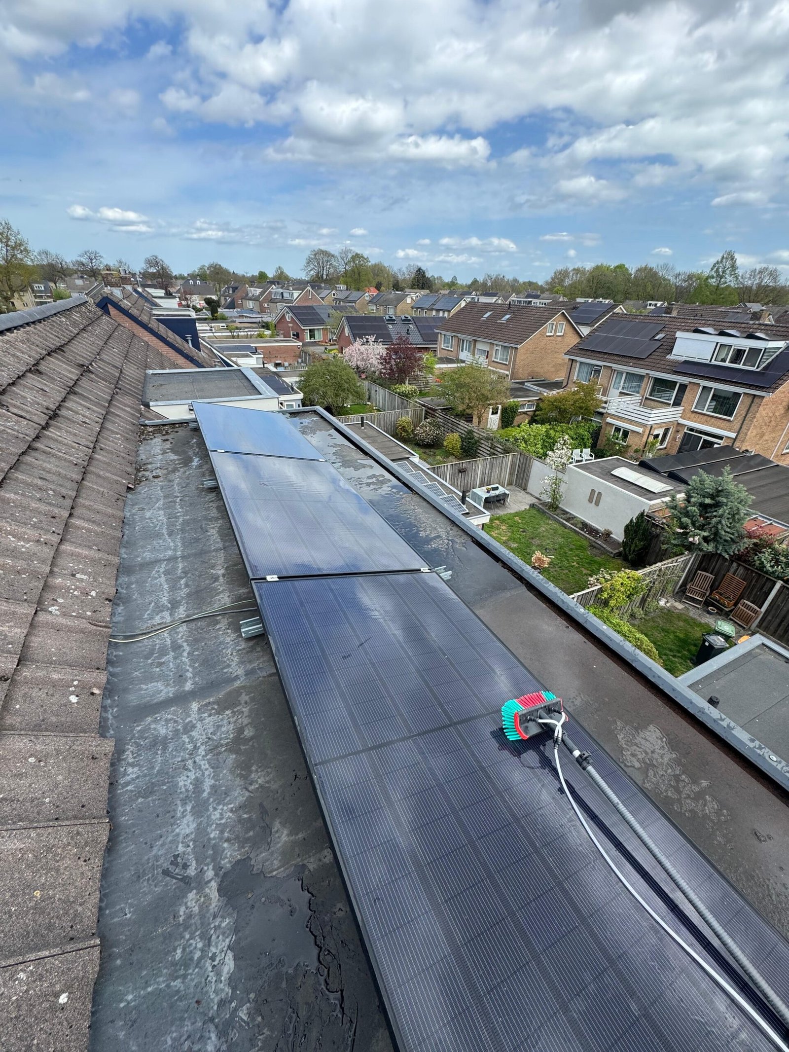 Professionele reiniging van zonnepanelen